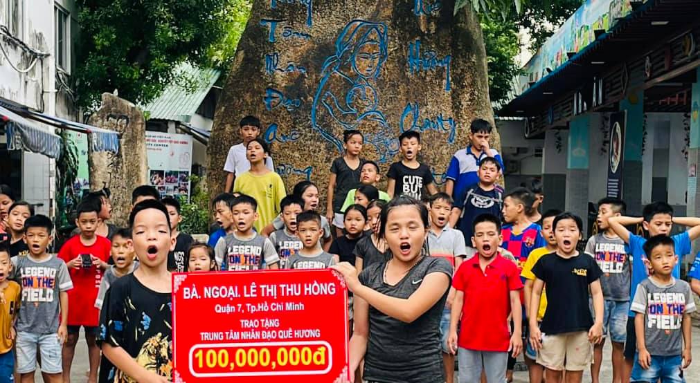 THƯ TRI ÂN BÀ NGOẠI HỒNG LÊ GIÚP ĐÓNG TIỀN HỌC PHÍ ĐẦU NĂM 2022