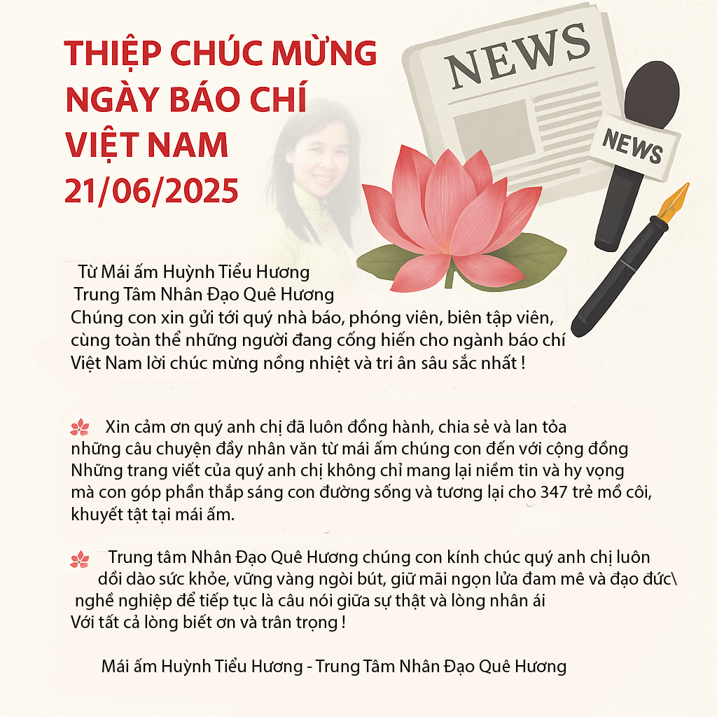 CHÚC MỪNG NGÀY BÁO CHÍ 21/06