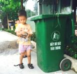 Thư kêu gọi ủng hộ thùng rác sử dụng trong trung tâm 