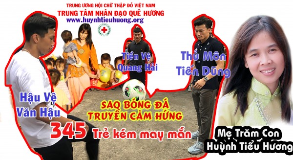 Quang Hải,Tiến Dũng,Văn Hậu Truyền Cảm Hứng Cho Trẻ Kém may mắn